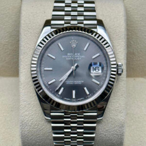 2017 Datejust 41mm 126334 Jubilee Rhodium Dial