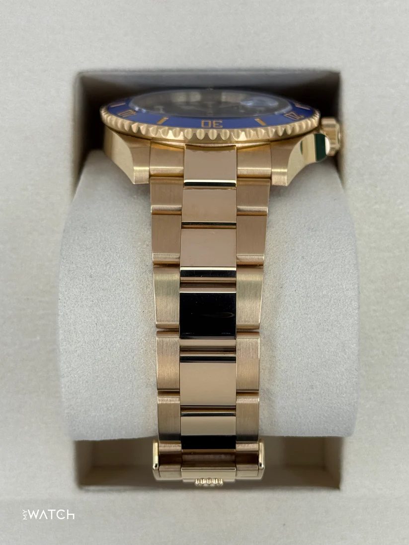 NEW 2025 Rolex Submariner "Bluesy" 41mm 126618LB Yellow Gold Blue Dial - Image 4