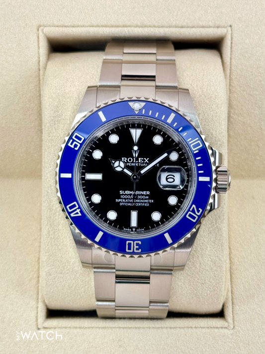 NEW 2025 Rolex Submariner “Cookie Monster ” 41mm 126619LB White Gold Black Dial