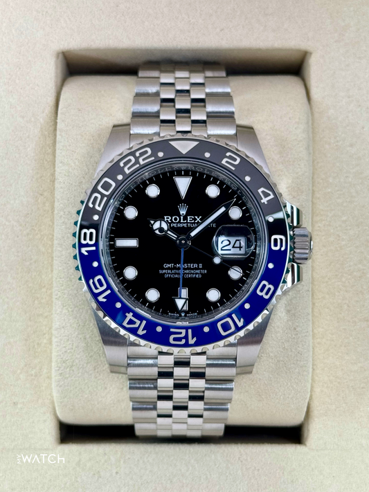 NEW 2025 Rolex GMT-Master II "Batgirl" 40mm 126710BLNR Jubilee (STICKERED)