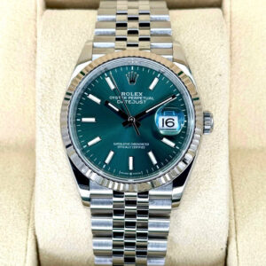 NEW 2025 Rolex Datejust 36mm 126234 Jubilee Green Dial