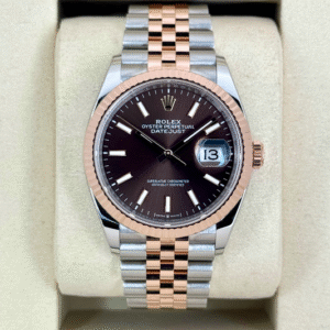 NEW 2025 Rolex Datejust 36mm 126231 Two-Tone Jubilee Chocolate Dial
