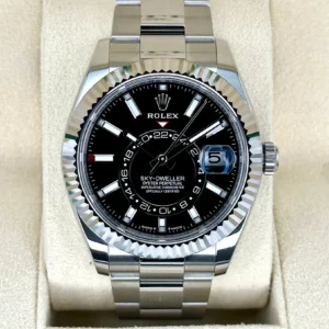 NEW 2024 Rolex Sky-Dweller 42mm 336934 Oyster Black Dial