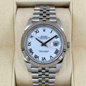 2022 Rolex Datejust 41mm 126334 Stainless Steel Jubilee White Dial