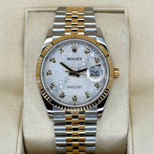 2020 Rolex Datejust 36mm 126233 Two-Tone 10 Diamond Anniversary Dial