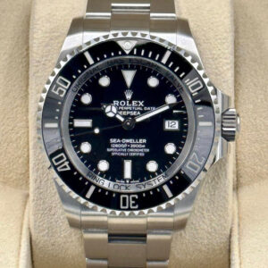 2022 Rolex Deepsea 44mm 136660 Stainless Steel Black Dial