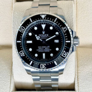 2015 Rolex Deepsea 44mm 116660 Stainless Steel Black Dial