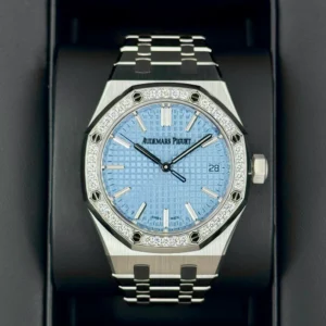 NEW 2025 Audemars Piguet Royal Oak 37mm 15551ST Stainless Steel Blue Dial