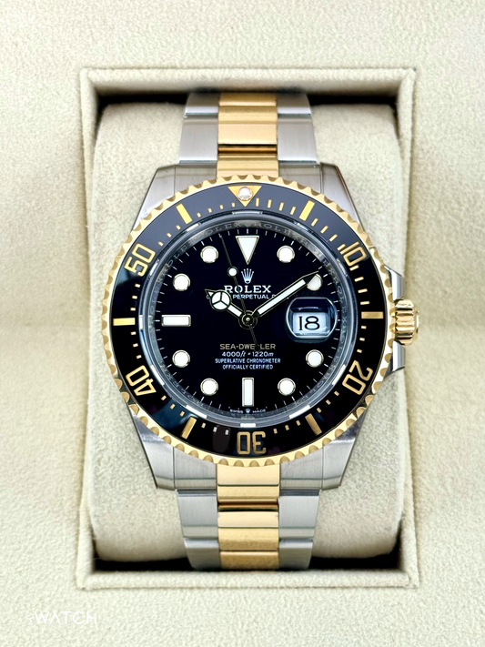 2023 Rolex Sea-Dweller 43mm 126603 Two-Tone Black Dial