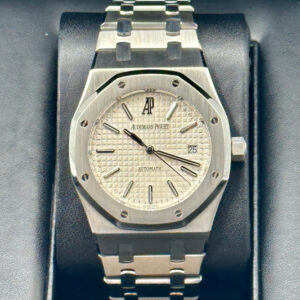 2011 Audemars Piguet 39mm 15300ST Royal Oak White Dial