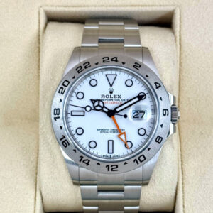 2022 Rolex Explorer II 42mm 226570 Polar White Dial