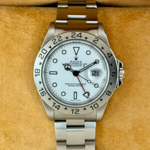 2000 Rolex Explorer II 40mm 16570 Stainless Steel Polar White Dial