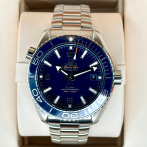 2019 Omega Seamaster Planet Ocean 43.5mm 215.30.44.21.03.001 Blue Dial